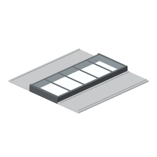 Hall ridge skylight bay, 6 m (Machine Shop and Factory Hall)
