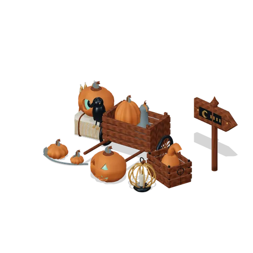Hollowwick harvest display (Hollowwick Halloween)
