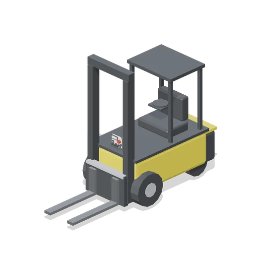 Counterbalance forklift truck (Machine Shop and Factory Hall)