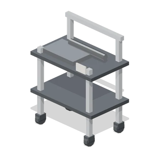 Two shelf workshop trolley (Machine Shop and Factory Hall)