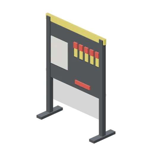 Lockout and isolation board (Machine Shop and Factory Hall)