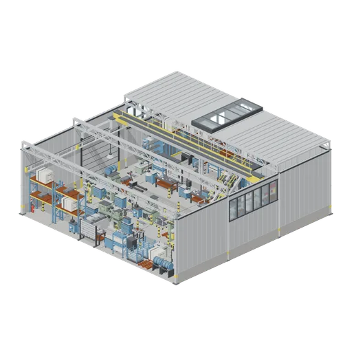 Day shift machine hall (Machine Shop and Factory Hall)