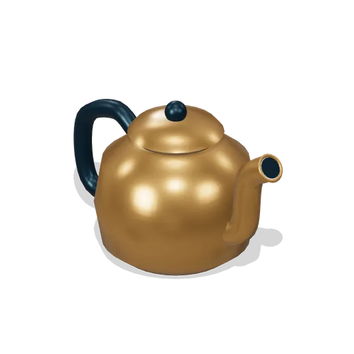 Brass Tea Kettle (Storybook Christmas Market)