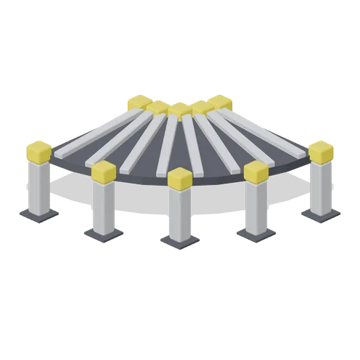 Skid Conveyor Curve (Car Factory Production Line)