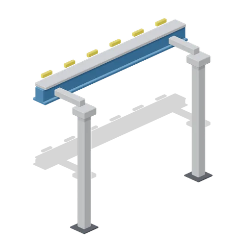 Overhead Rail Straight (Car Factory Production Line)