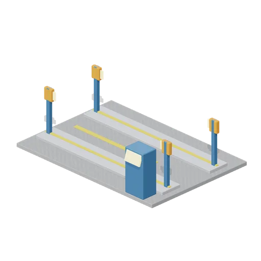 Wheel Alignment Bay (Car Factory Production Line)