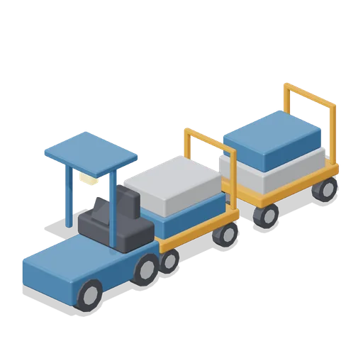 Tugger Train Tractor (Car Factory Production Line)