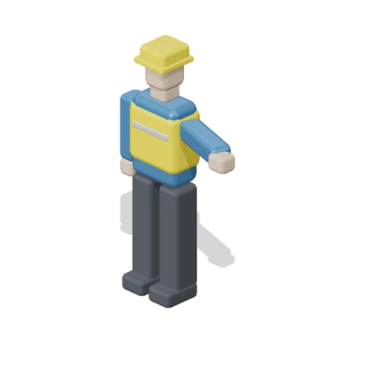 Supervisor Pointing (Car Factory Production Line)
