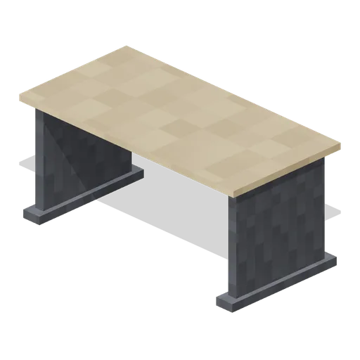 Straight Desk (Pixel Modern Office)