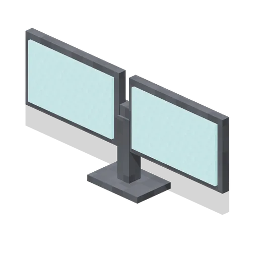 Dual Monitors (Pixel Modern Office)