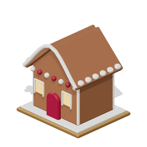 Iced Gingerbread House (Storybook Christmas Market)