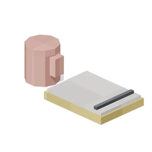 Mug And Notebook Set (Pixel Modern Office)