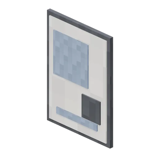 Framed Poster Blue (Pixel Modern Office)