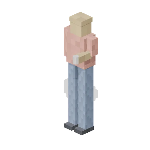 Worker With Coffee (Pixel Modern Office)