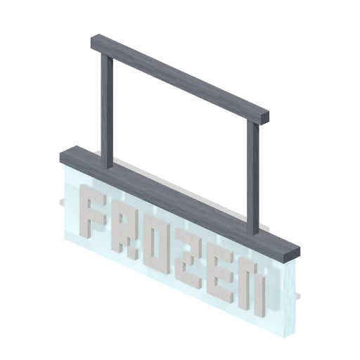 Aisle Sign Frozen (Pixel Modern Supermarket)