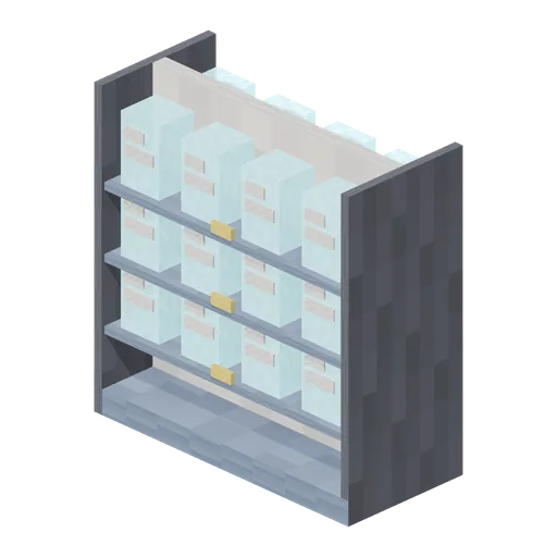 Gondola Run Bottles (Pixel Modern Supermarket)