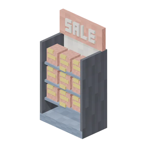 Gondola End Cap Promotion (Pixel Modern Supermarket)