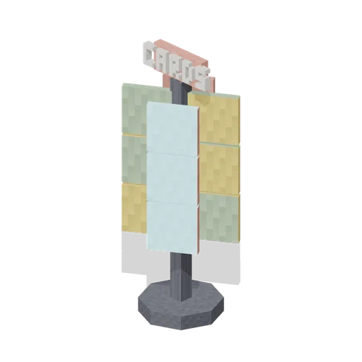 Greeting Card Spinner (Pixel Modern Supermarket)