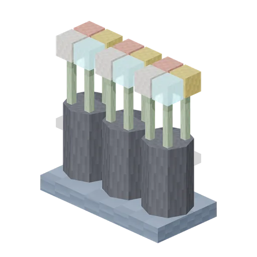 Flower Bucket Stand (Pixel Modern Supermarket)