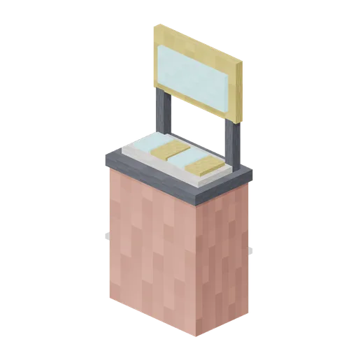 Lottery Stand (Pixel Modern Supermarket)