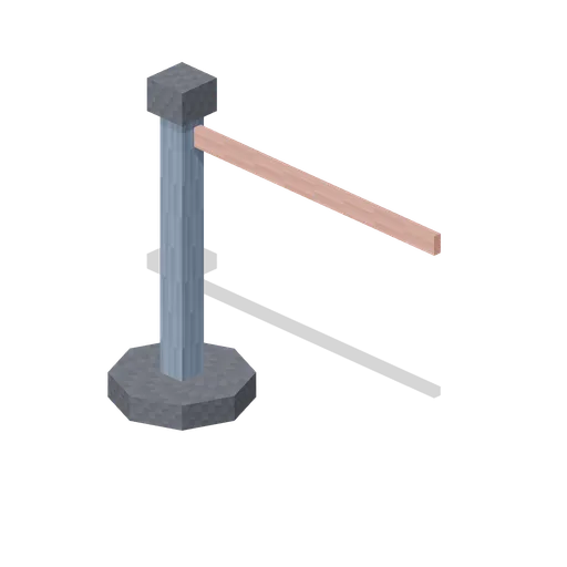 Queue Barrier Post (Pixel Modern Supermarket)