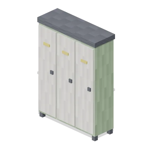 Staff Lockers (Pixel Modern Supermarket)