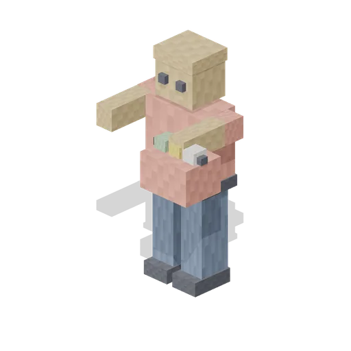 Shopper With Basket (Pixel Modern Supermarket)