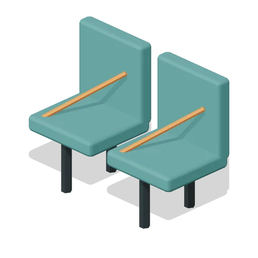 Aircraft Seat Row (Castaway Island Escape)