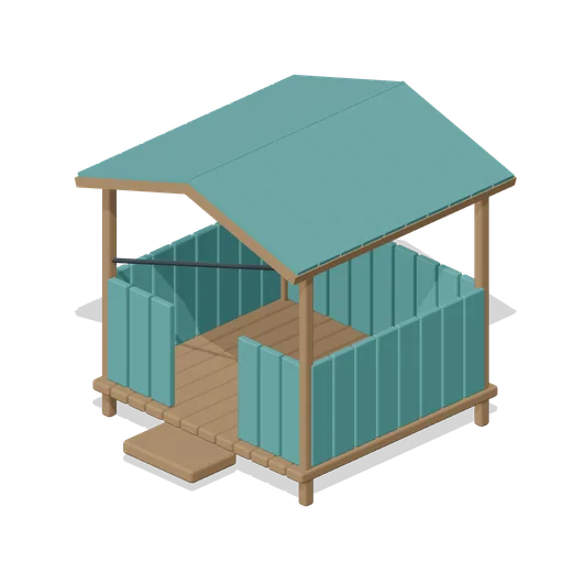 Abandoned Lookout Hut (Castaway Island Escape)