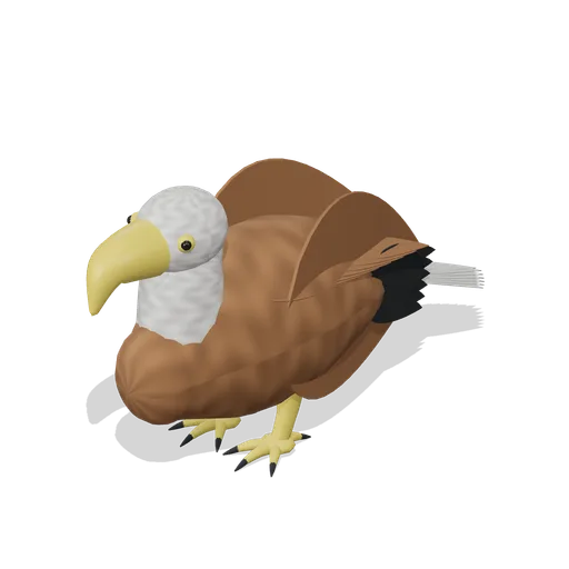 Bald eagle perched (Birds and Reptiles HD)