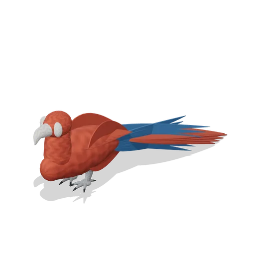 Scarlet macaw (Birds and Reptiles HD)