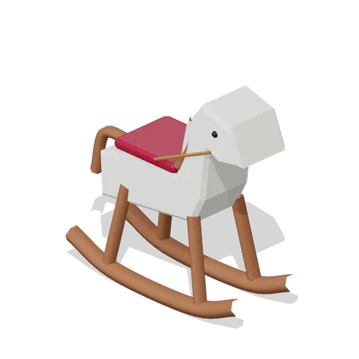 Painted Rocking Horse (Storybook Christmas Market)