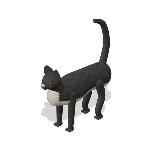 Domestic Shorthair Cat (Tuxedo) (Pets and Companions HD)