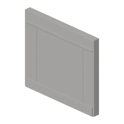 Concrete Wall Bay 4 m (Battle Royale Town and Airfield)