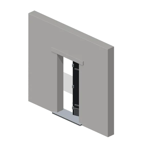Steel Door Wall Bay 4 m (Battle Royale Town and Airfield)