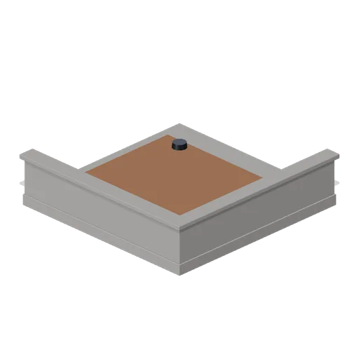 Flat Roof Corner With Parapet (Battle Royale Town and Airfield)