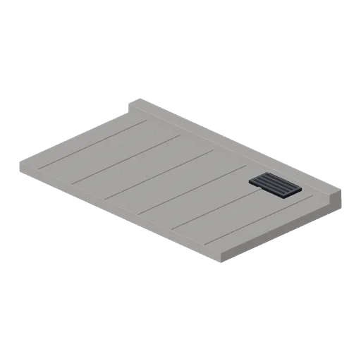 Kerb And Pavement Slab 4 m (Battle Royale Town and Airfield)