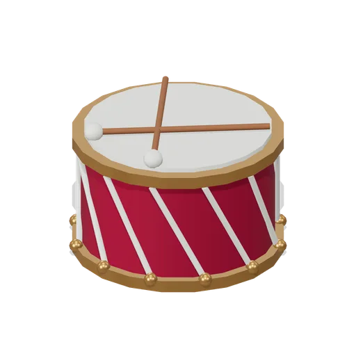 Laced Toy Drum (Storybook Christmas Market)