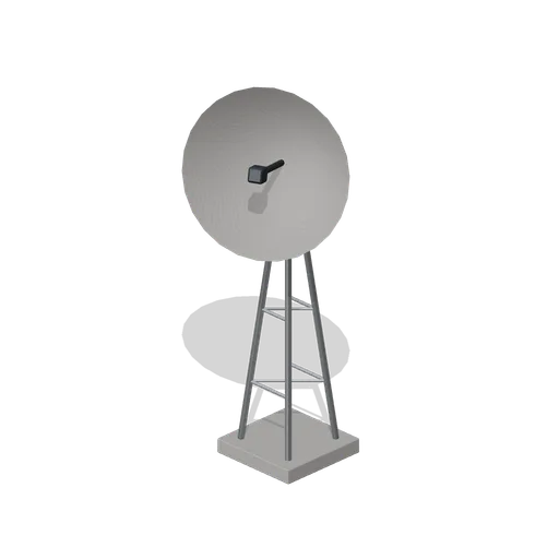 Radar Dish On A Mast (Battle Royale Town and Airfield)