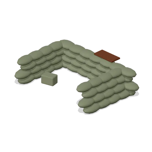 Sandbag Emplacement (Battle Royale Town and Airfield)