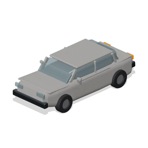 Abandoned Sedan (Battle Royale Town and Airfield)
