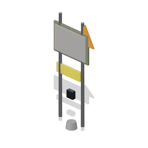 Road Sign Post (Battle Royale Town and Airfield)