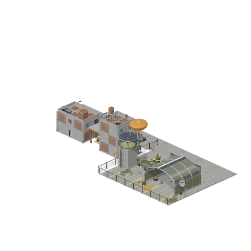 First circle town edge (Battle Royale Town and Airfield)