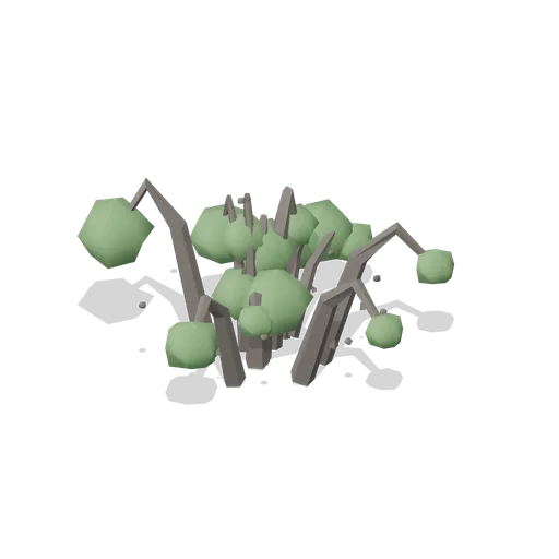 Bramble Thicket (Dense Temperate Forest Flora)
