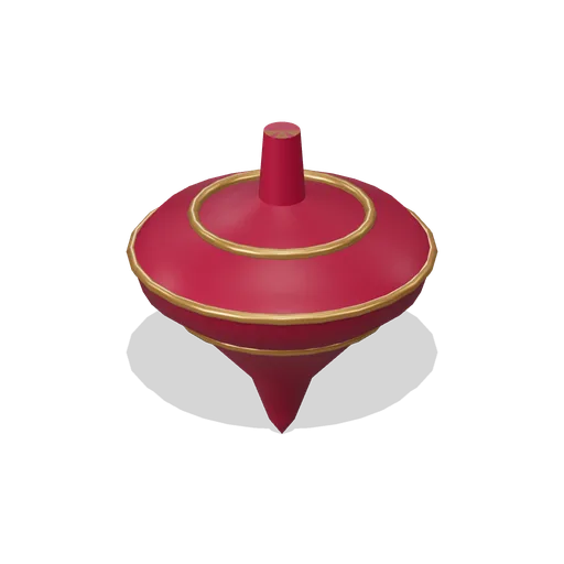 Striped Spinning Top (Storybook Christmas Market)