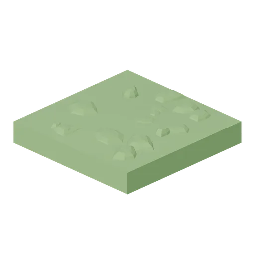 Moss Carpet Tile (Dense Temperate Forest Flora)