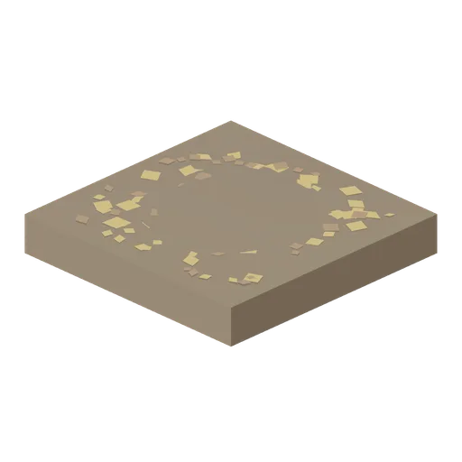 Leaf Litter Tile (Dense Temperate Forest Flora)