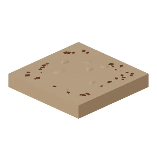 Pine Needle Tile (Dense Temperate Forest Flora)