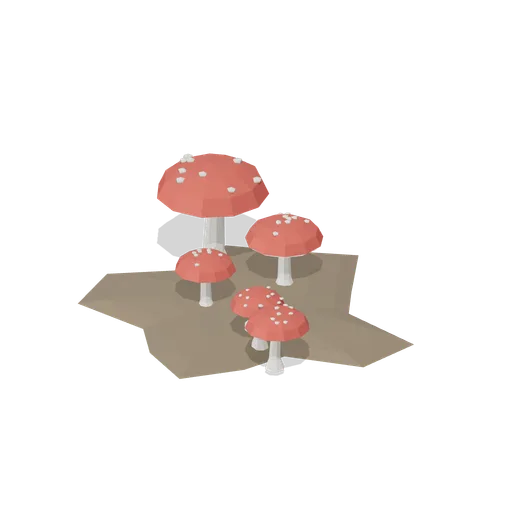 Fly Agaric Group (Dense Temperate Forest Flora)