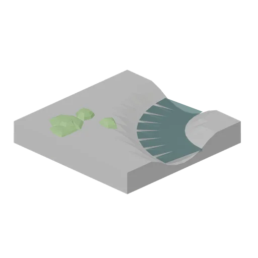 Stream Bend (Dense Temperate Forest Flora)